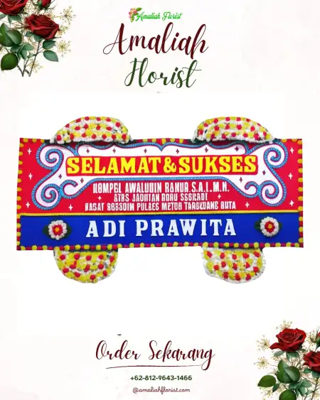 Papan Bunga Ucapan Selamat Cokro